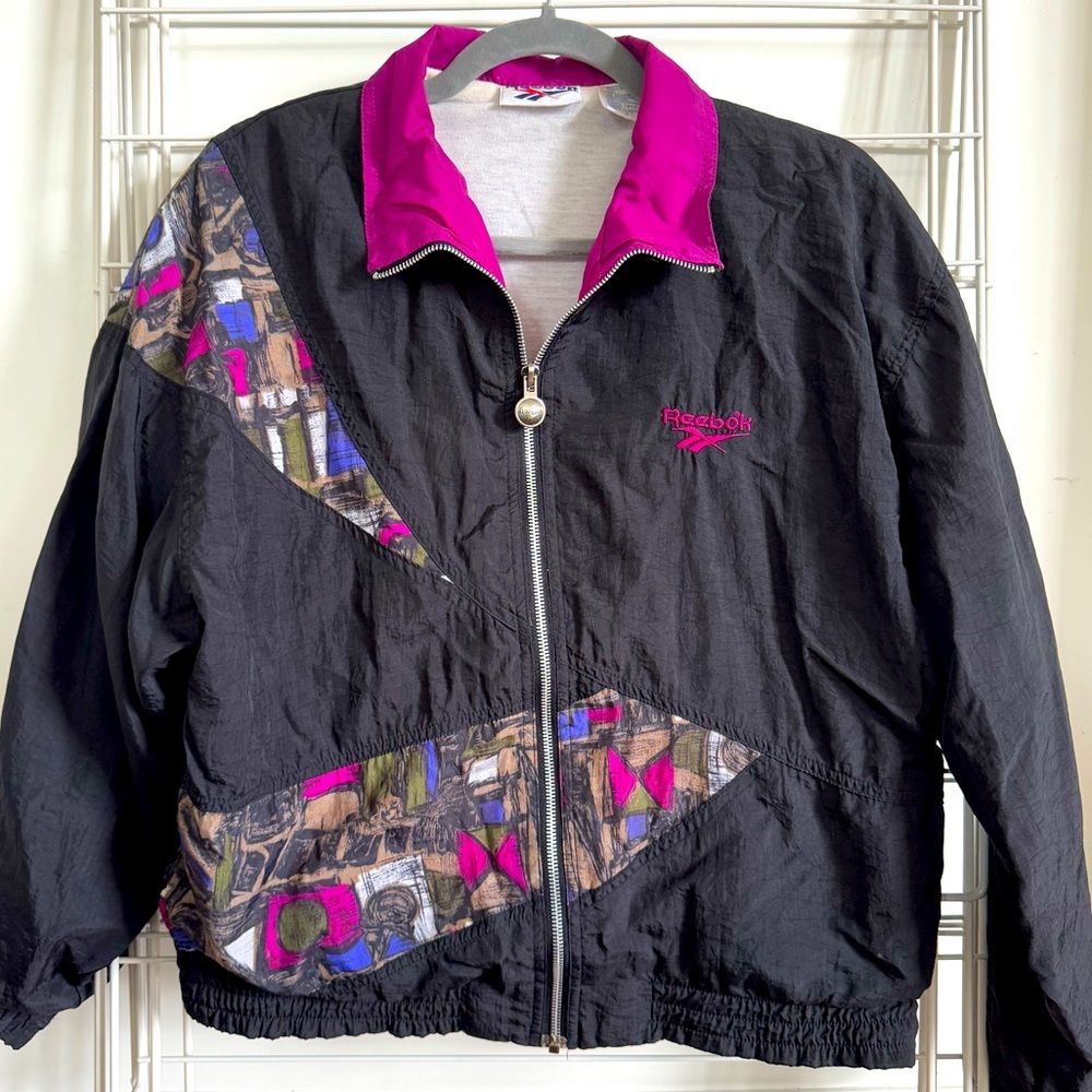 Vintage Reebok Windbreaker - Size Small